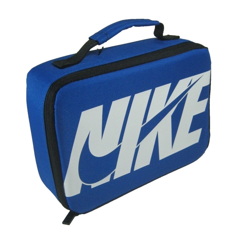 Nike Lunch Box Game Royal White Logo Kids Adult Insulated Tote Bag Box NWT